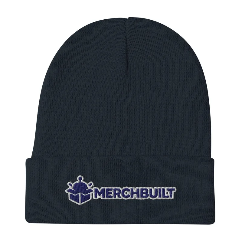 Knit Beanie with the MerchBuilt logo