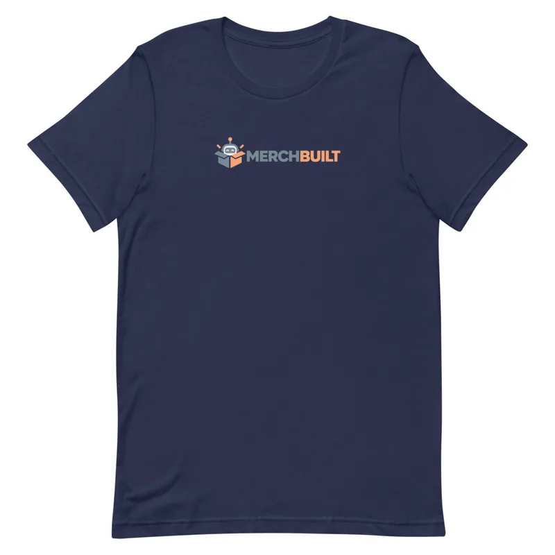 Unisex Staple T-Shirt with the MerchBuilt logo